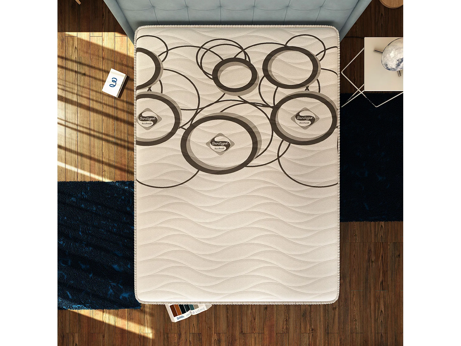 Materasso Memory Alto 20 Cm | Certificato Sanitized | Fascia Traspirante 3D | Notti d'Argento Piazza e Mezzo 120x190 cm
