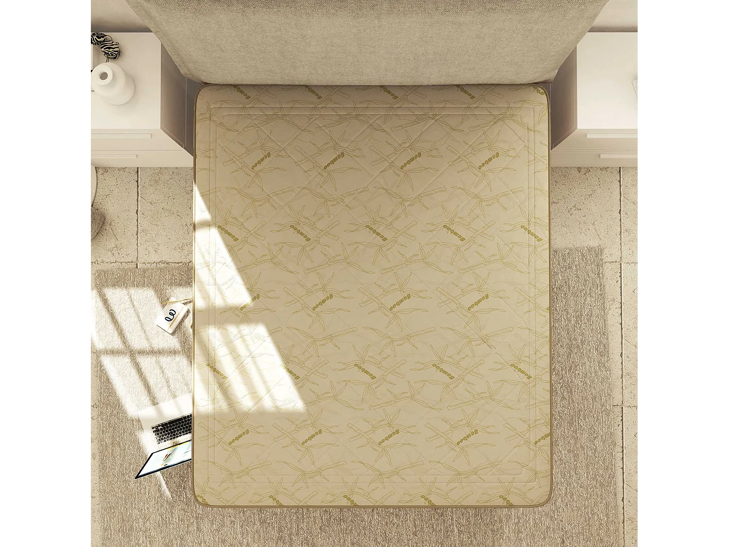 Materasso 800 Molle e Memory 5 cm Energy Singolo misura 90x200 cm