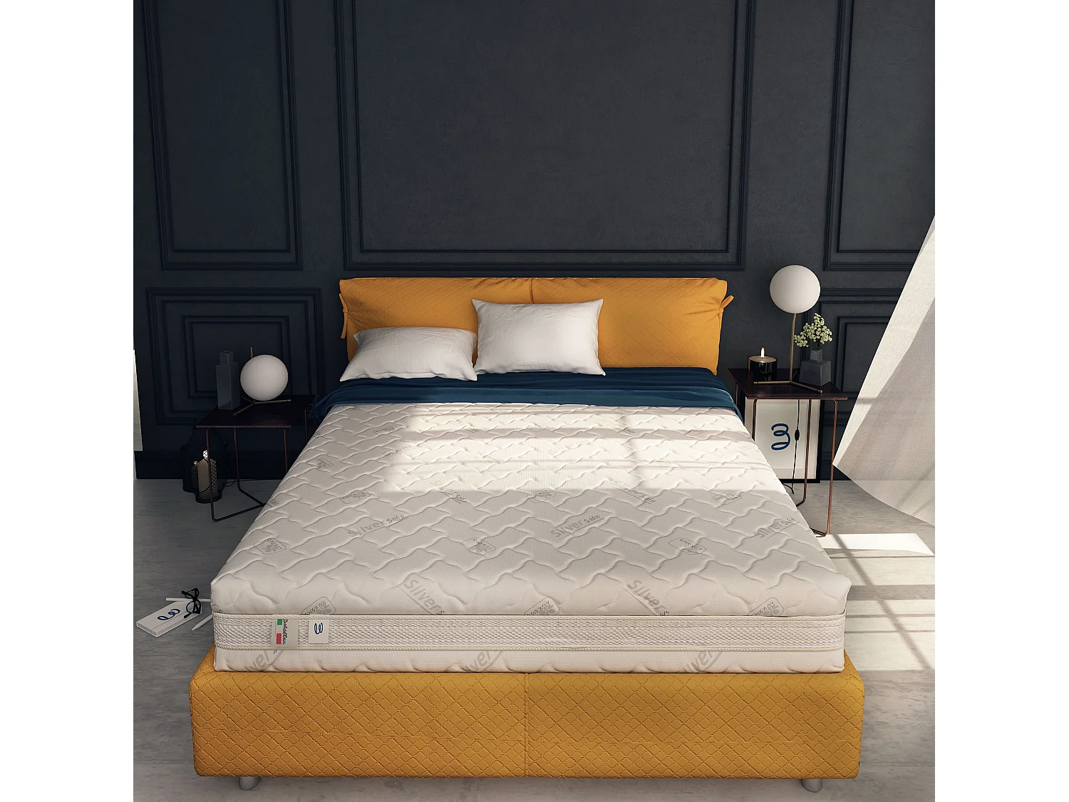 Materasso 800 Molle e Memory 5 cm Matrimoniale misura 170x190 cm