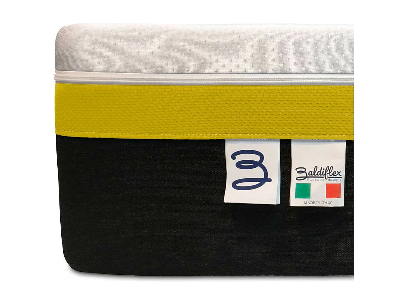 Materasso Lattice e Cocco Natura Eco 25 con Fodera Sfoderabile in Cotone Naturale, Singolo misura 90x200 cm