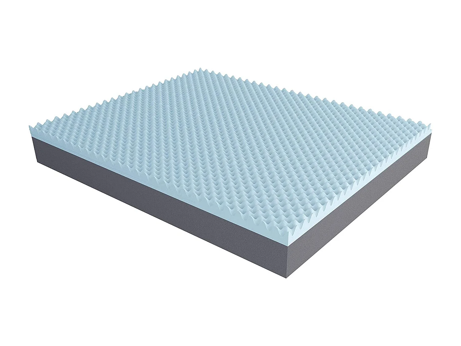 Materasso Memory con 7 cm di Memory Fresh Massaggiante, Evolution Matrimoniale misura 170x190 cm