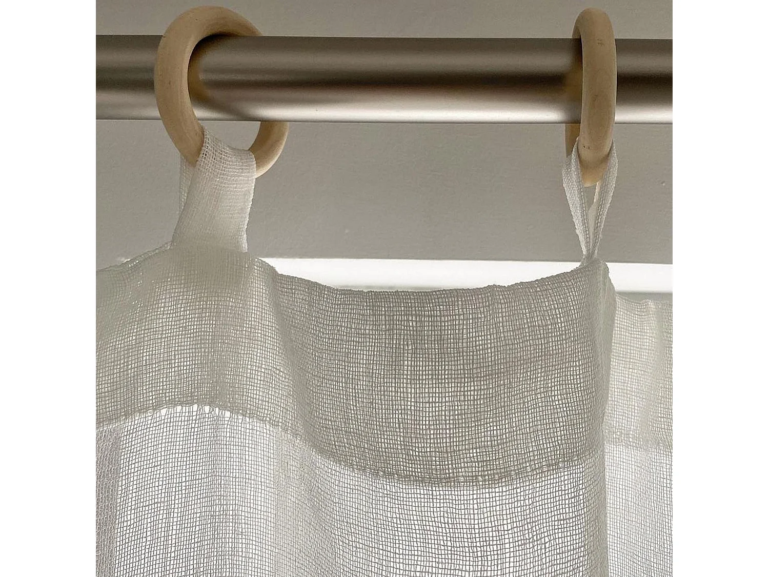 Rideau Voilage à Œillets "Minalisa" 140x240cm Blanc