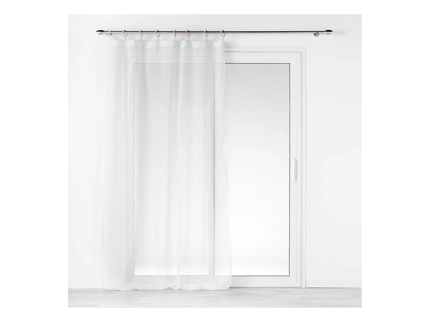 Rideau Voilage à Œillets "Minalisa" 140x240cm Blanc