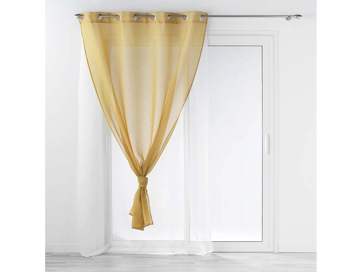 Cortinas dobles de colores