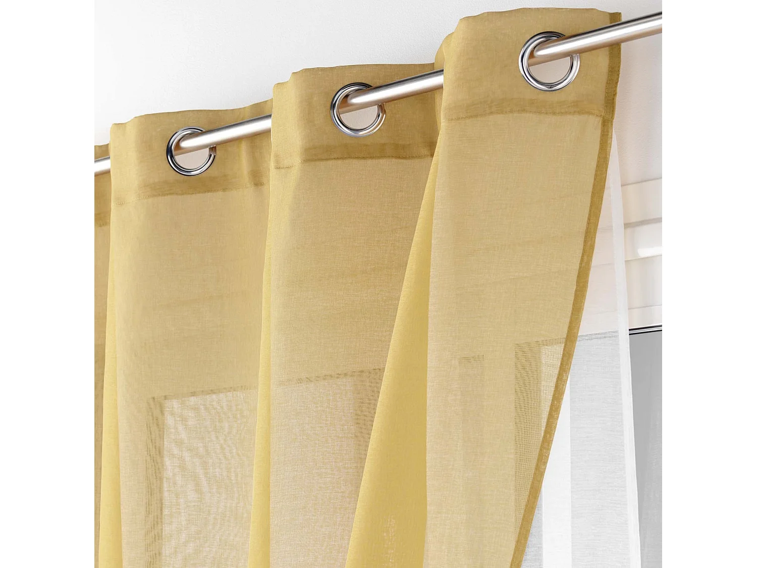 Cortinas dobles de colores