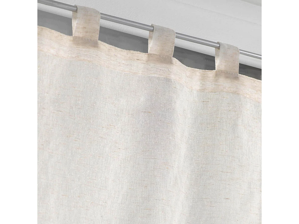 Paire de Voilages "Norine" 60x90cm Naturel