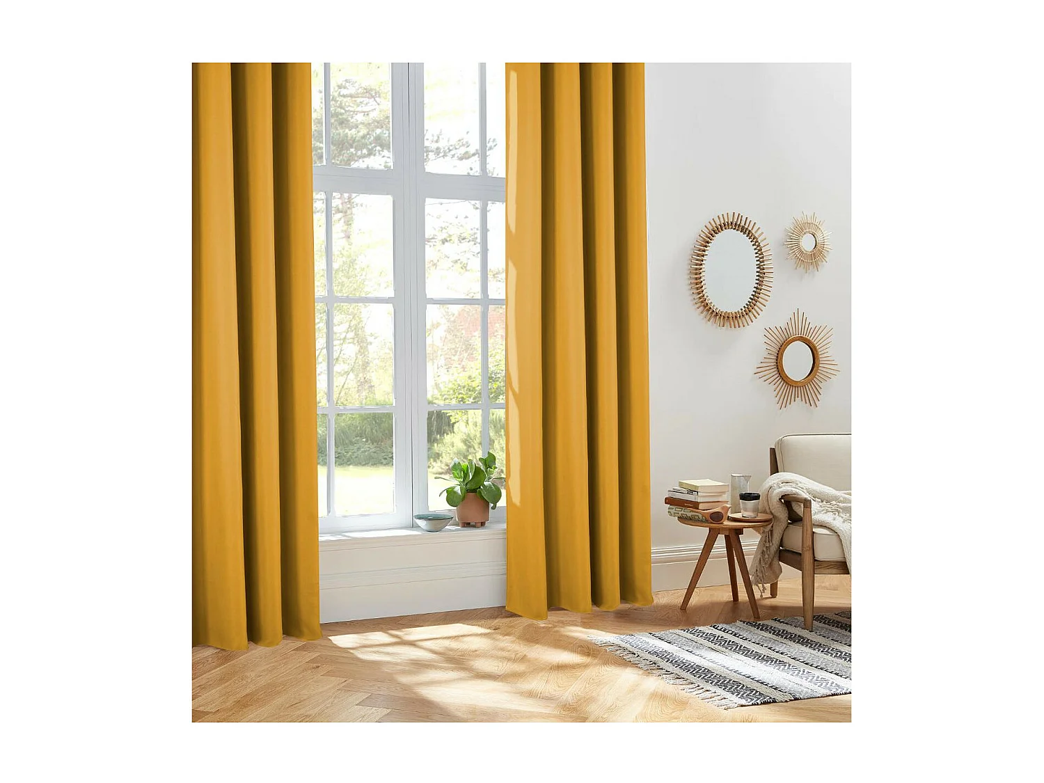 Cortina térmica y aislante lisa