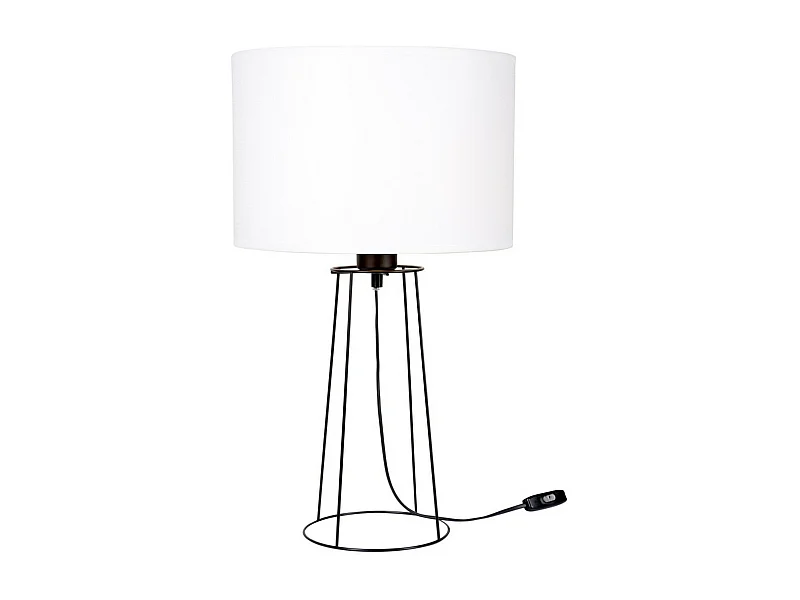 Lampa Stołowa Ebro, Czarny, 30x30x48,5 cm, EPIKASA