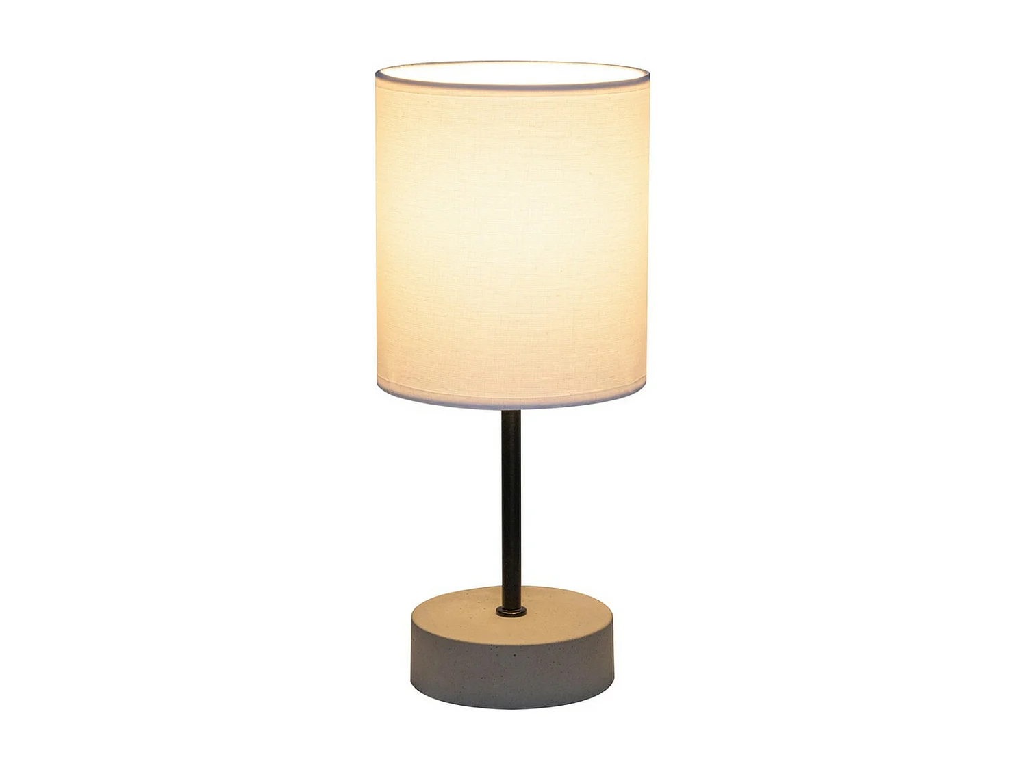 Lampe à Poser Genil, Blanc, 13x13x31,5 cm, EPIKASA