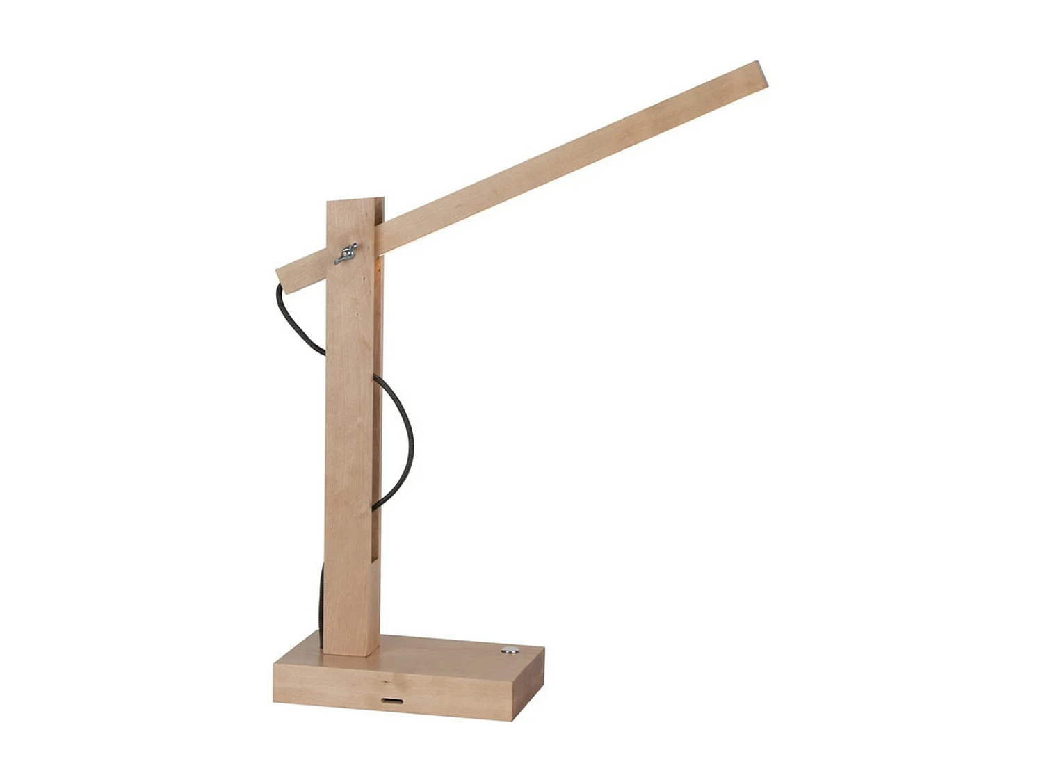 Lampada da Tavolo Ardila, Marrone, 45x12,5x60 cm, EPIKASA