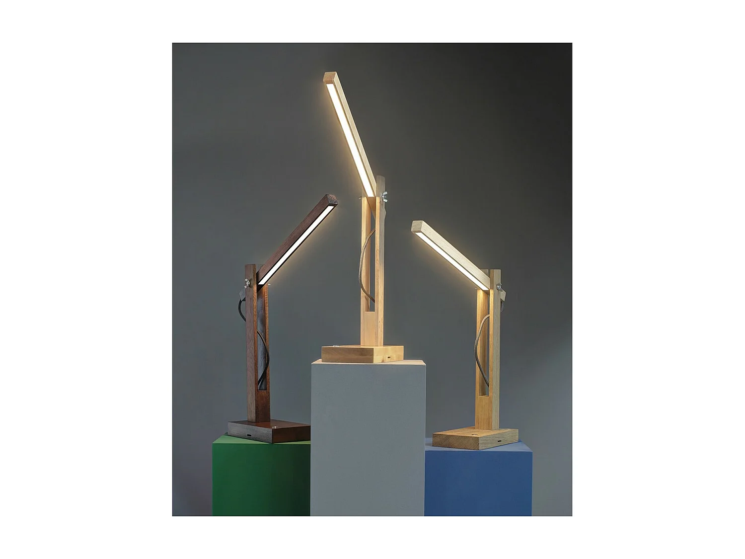 Lampa Stołowa Ardila, Brązowy, 45x12,5x60 cm, EPIKASA