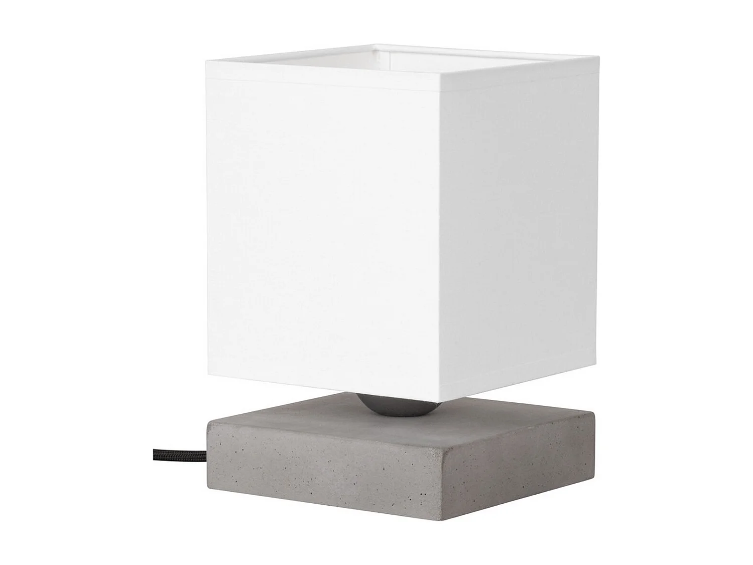 Tafellamp Alberche, Grijs, 13,5x13,5x21 cm, EPIKASA