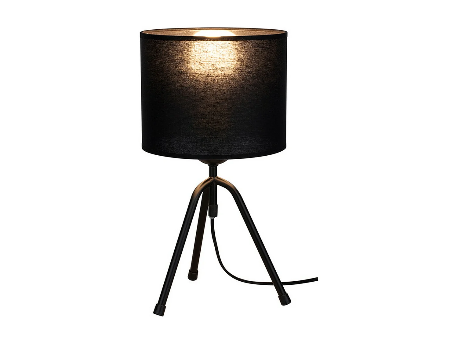 Candeeiro de Mesa Ybbs, Preto, 24x24x26,5 cm, EPIKASA