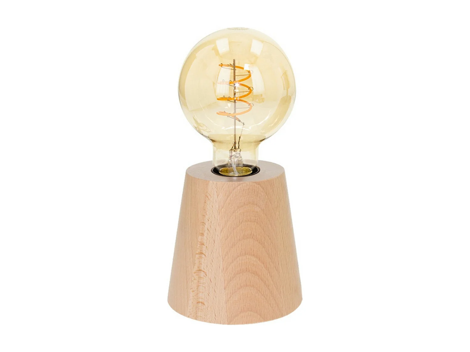 Tafellamp Wien, Bruin, 11x11x13 cm, EPIKASA