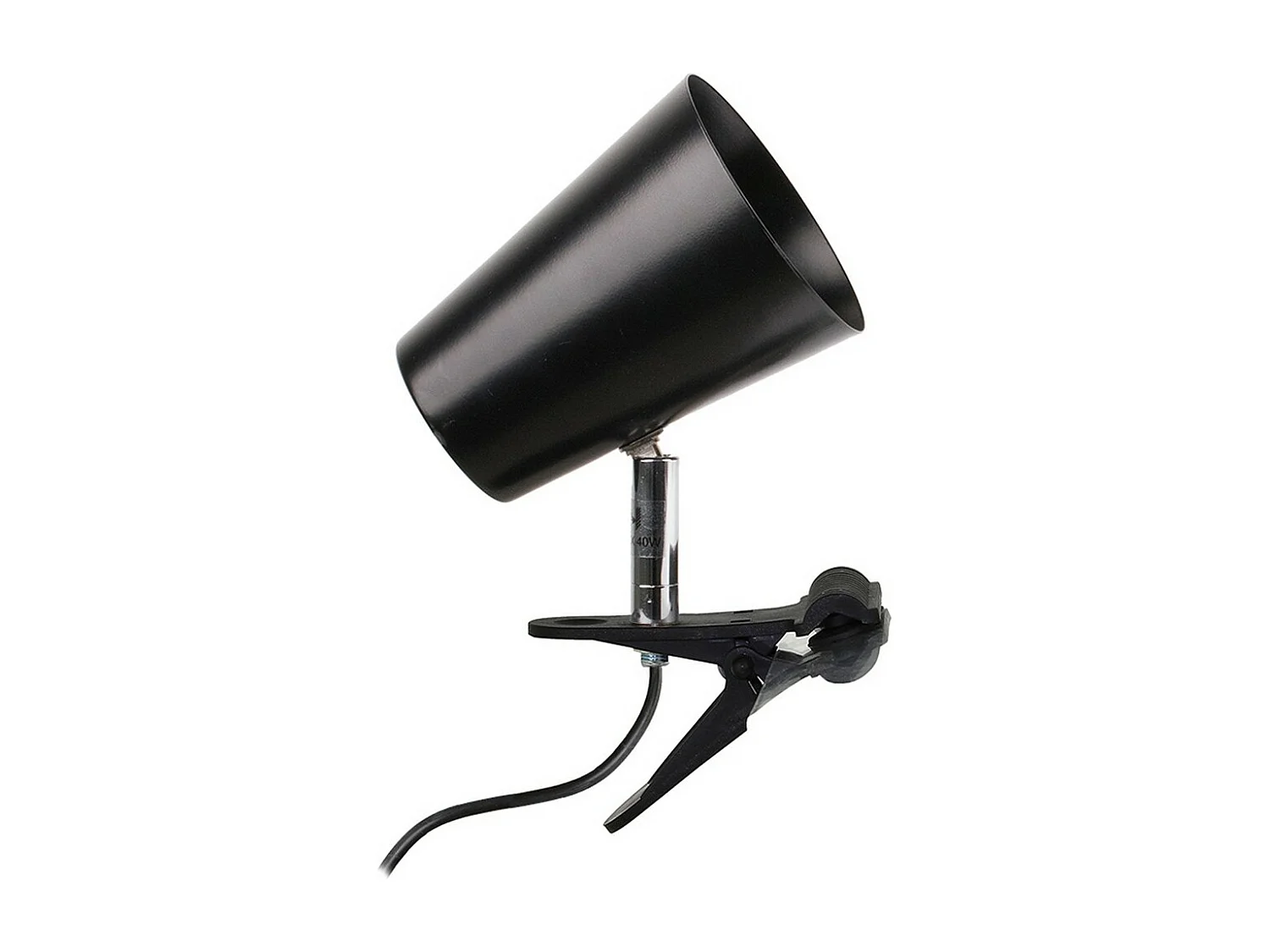 Lampa Stołowa Kwiat, Czarny, 8,4x18x18 cm, EPIKASA