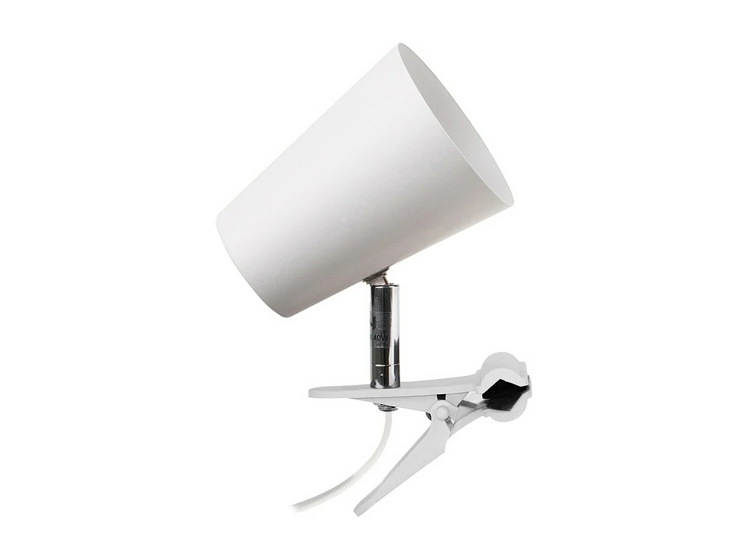 Tafellamp Bloem, Wit, 8,4x18x18 cm, EPIKASA