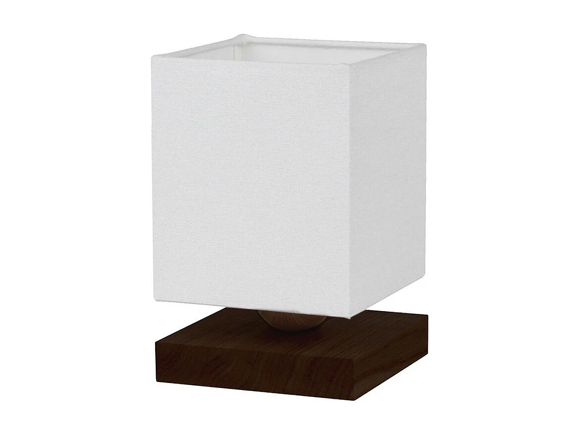 Candeeiro de Mesa Alagon, Castanho, 13,5x13,5x20 cm, EPIKASA