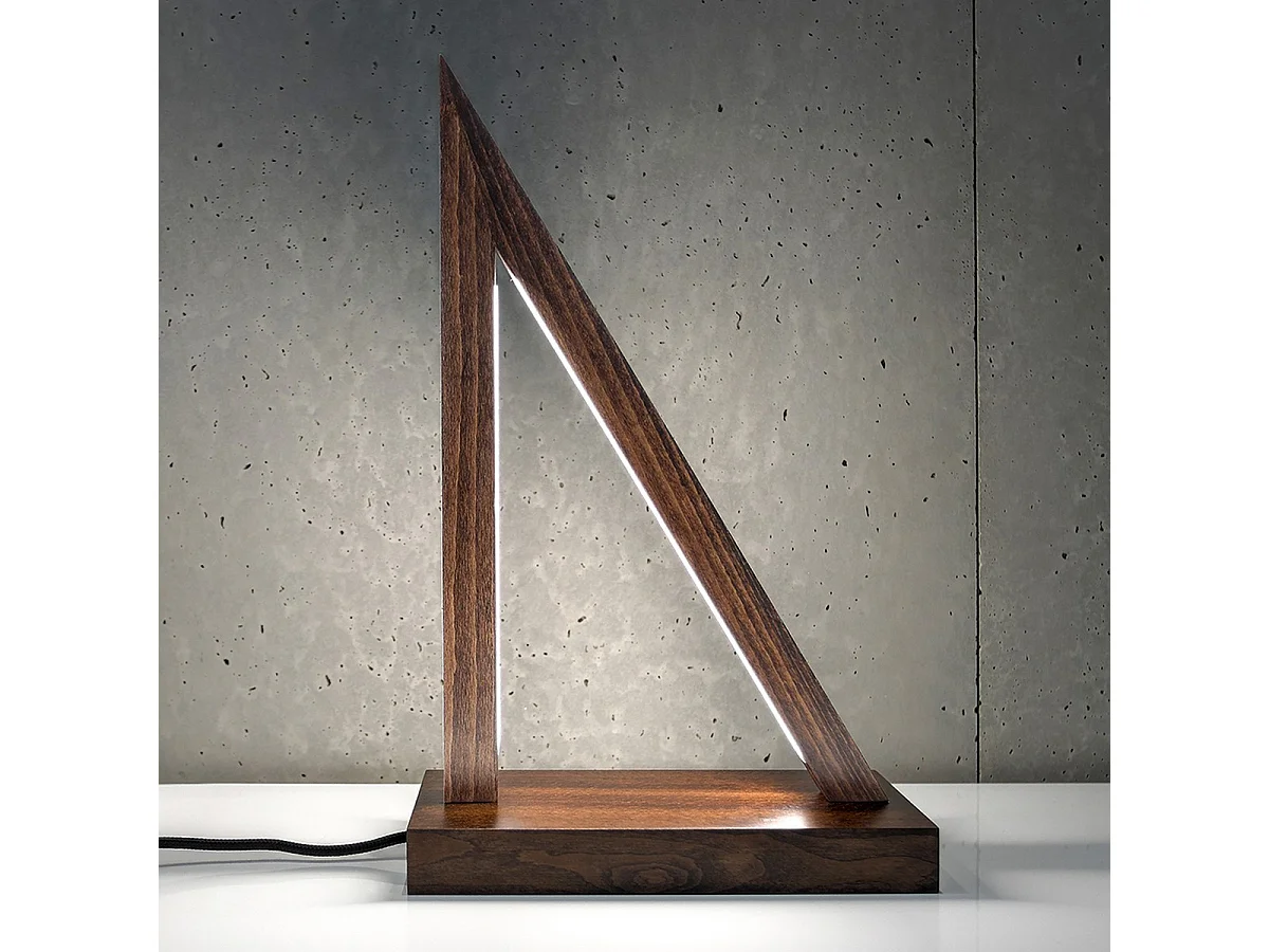 Candeeiro de Mesa Yukon, Castanho, 26,5x13x44 cm, EPIKASA