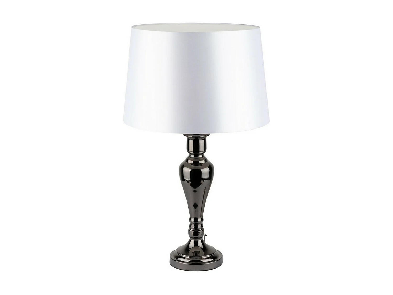 Lámpara de Mesa Adaja, Negro, 40x40x66 cm, EPIKASA