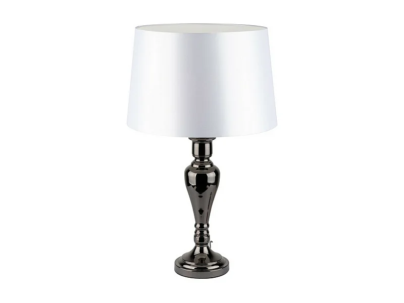 Lámpara de Mesa Adaja, Negro, 40x40x66 cm, EPIKASA