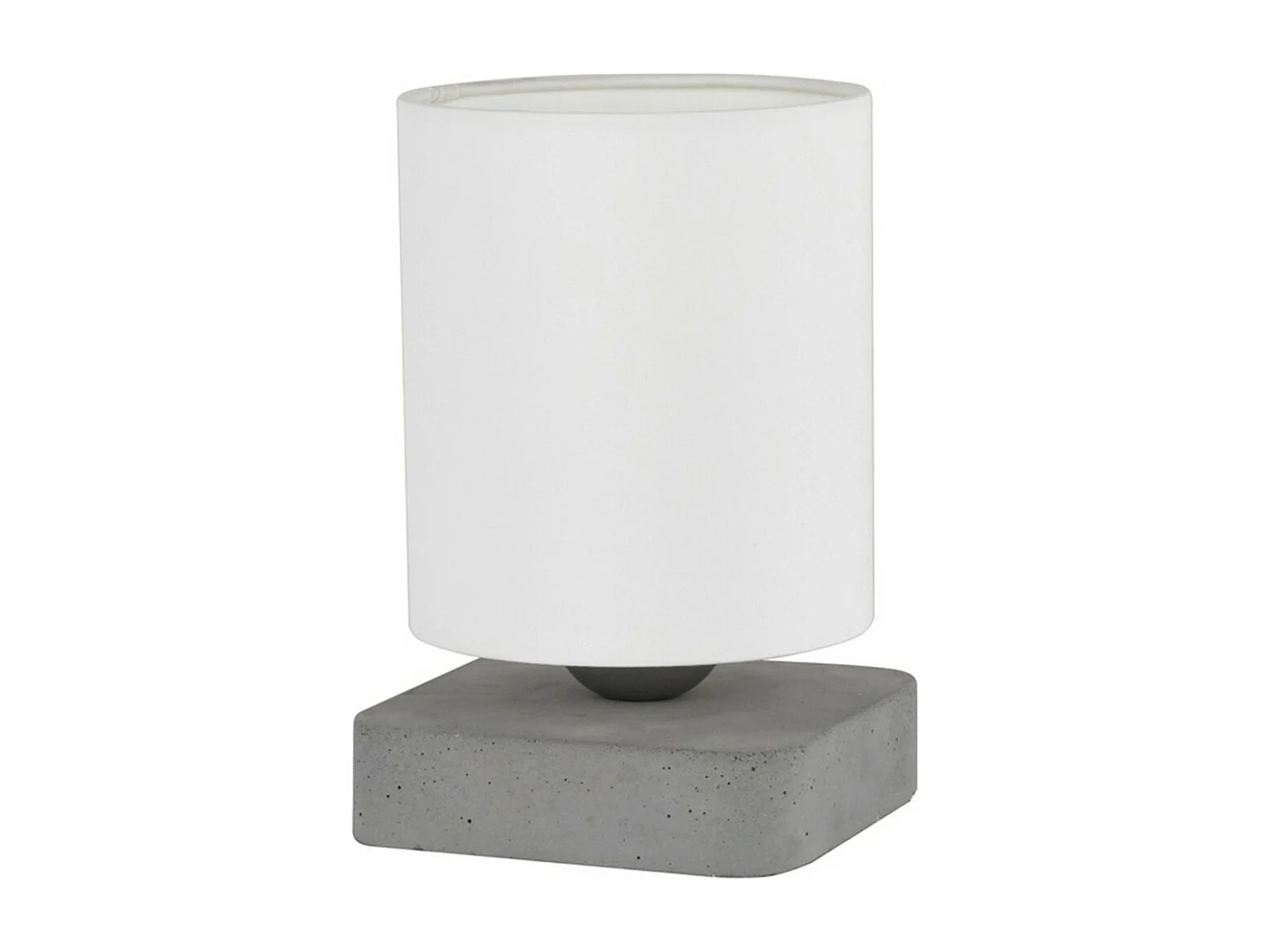 Candeeiro de Mesa Alberche, Cinzento, 13,5x13,5x21 cm, EPIKASA