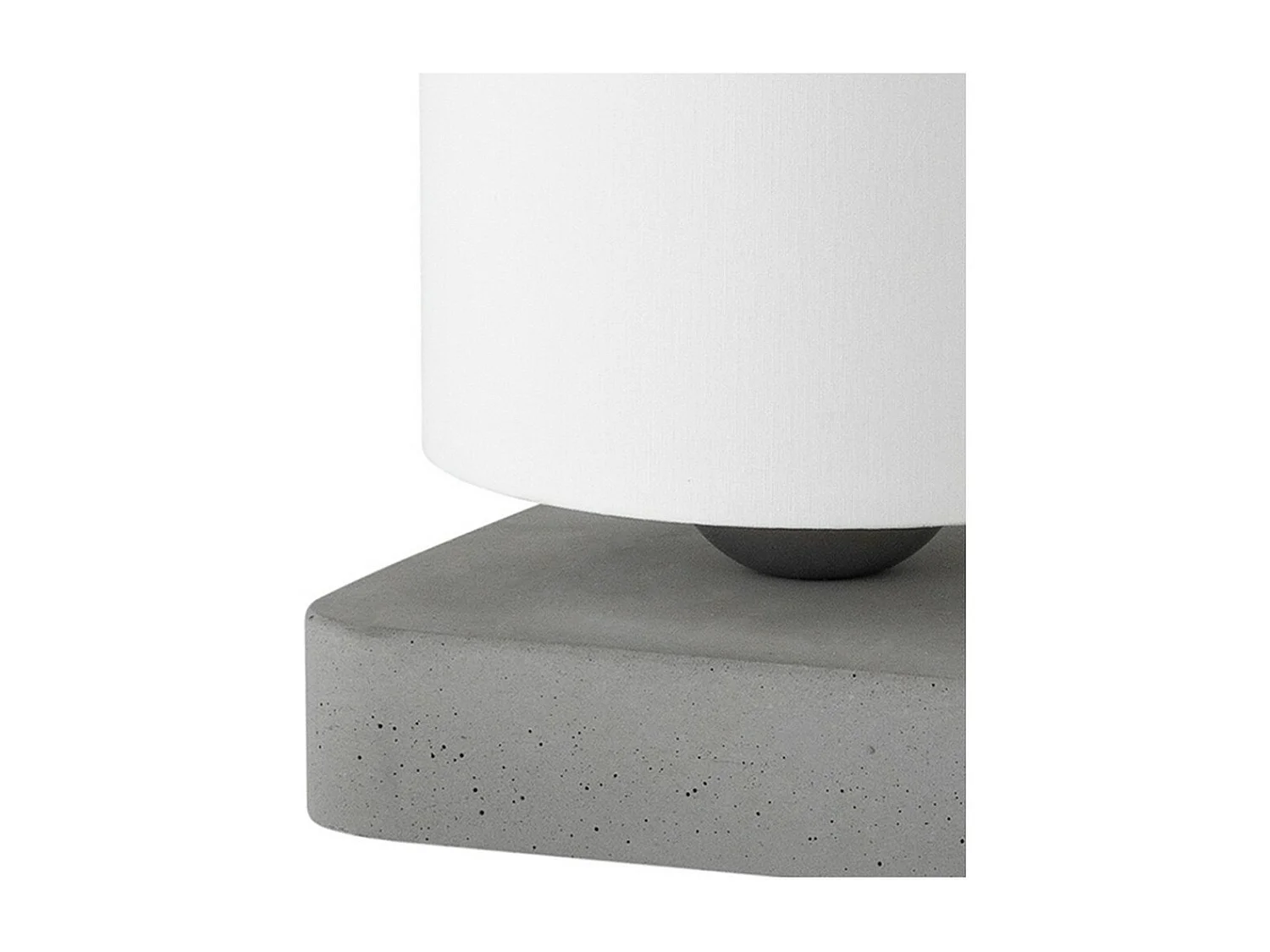 Candeeiro de Mesa Alberche, Cinzento, 13,5x13,5x21 cm, EPIKASA