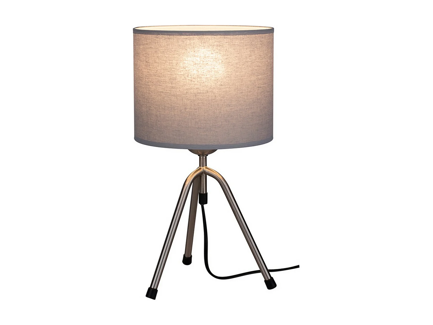 Lampe à Poser Ybbs, Gris, 24x24x26,5 cm, EPIKASA