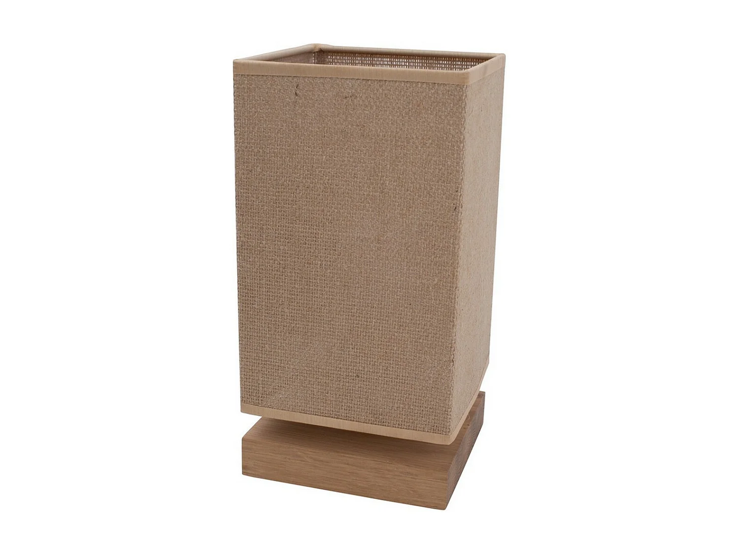 Candeeiro de Mesa Gediz, Bege, 12x12x24 cm, EPIKASA