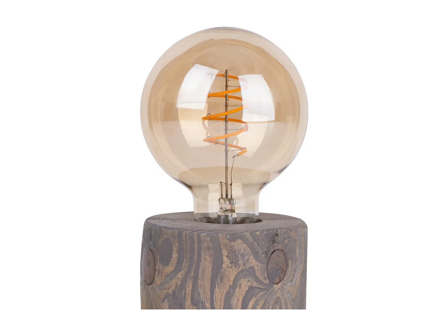 Candeeiro de Mesa Volga, Castanho, 8x8x10 cm, EPIKASA