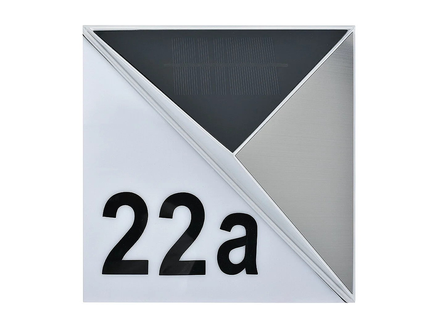 Lampe d'Extérieur Fischa, Argent, 6,5x20x20 cm, Epikasa