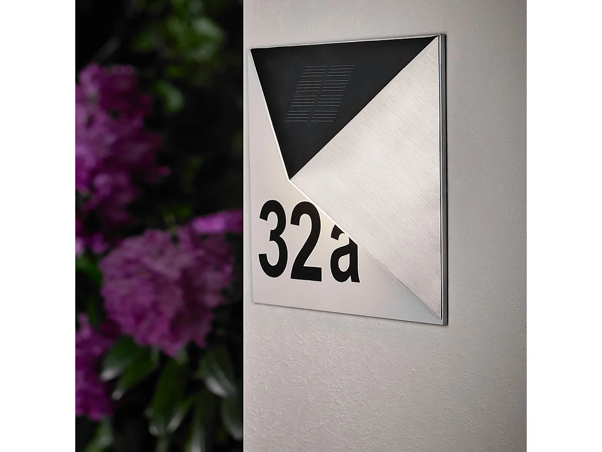 Lampe d'Extérieur Fischa, Argent, 6,5x20x20 cm, Epikasa