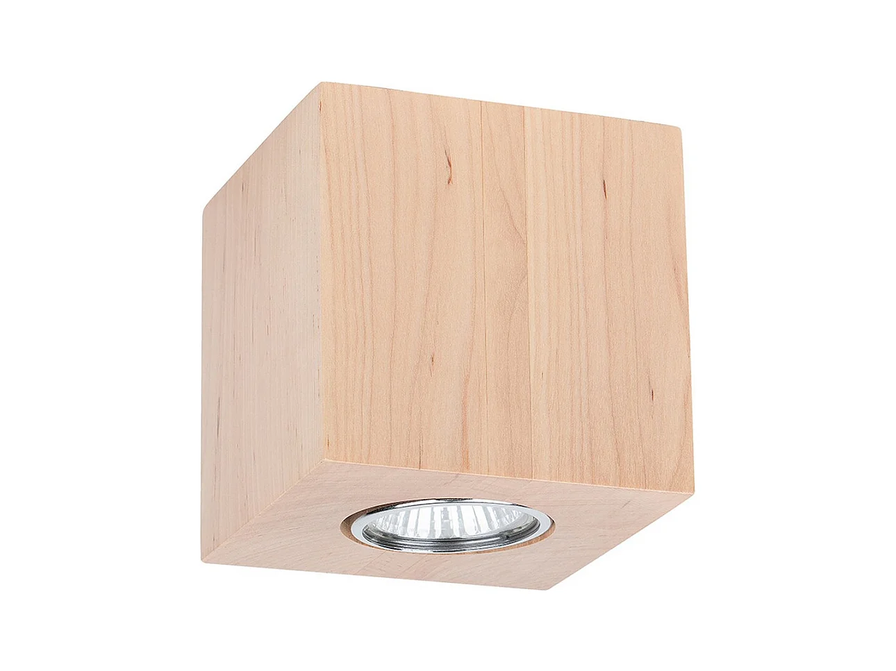 Spot d'Intérieur Gila, Marron, 10x10x10 cm, EPIKASA
