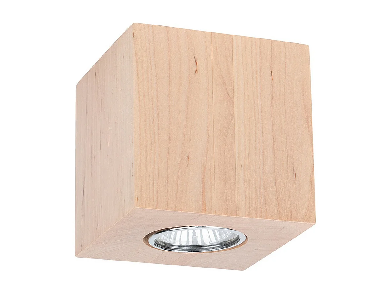 Spot d'Intérieur Gila, Marron, 10x10x10 cm, EPIKASA