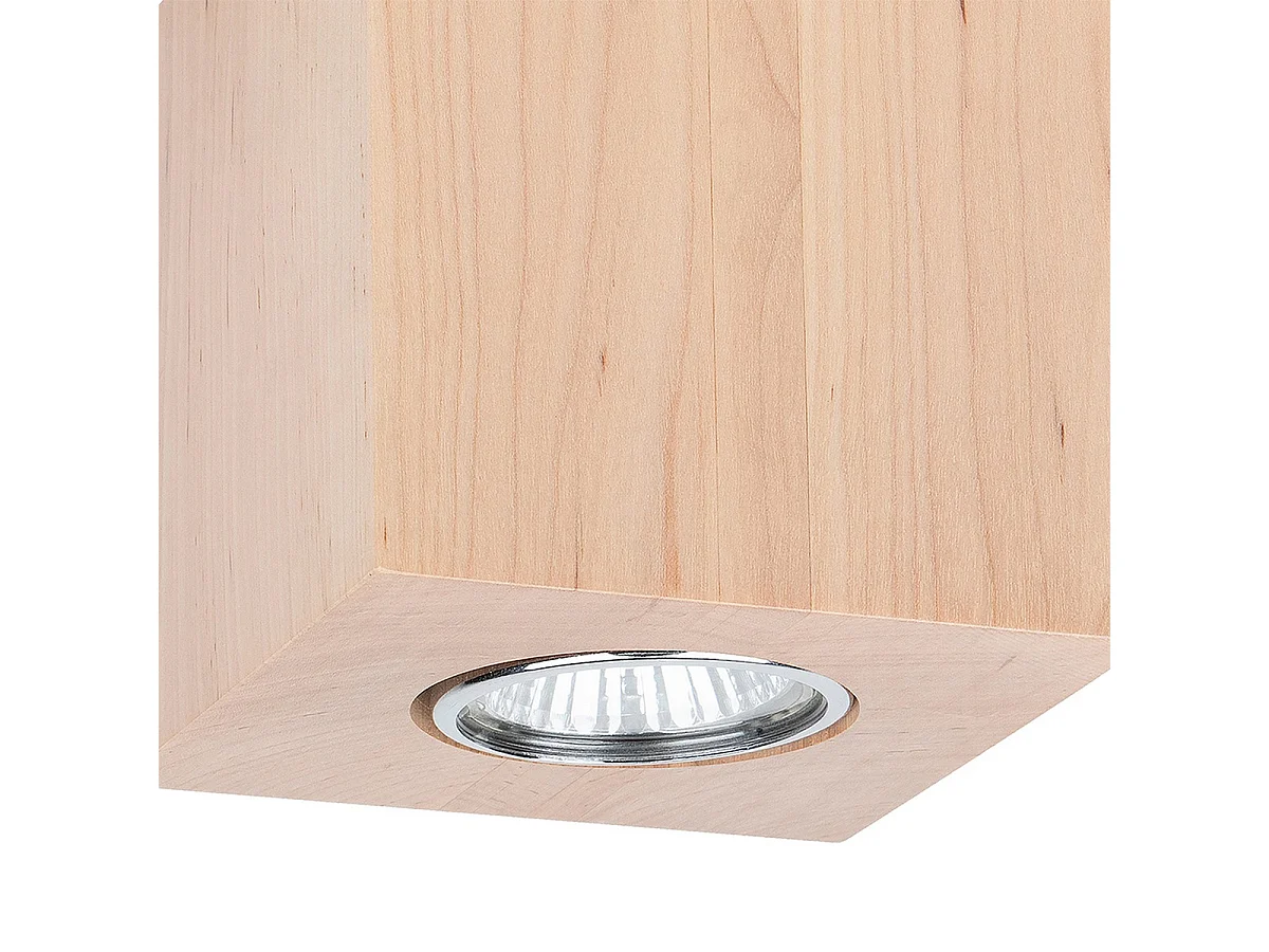 Spot d'Intérieur Gila, Marron, 10x10x10 cm, EPIKASA