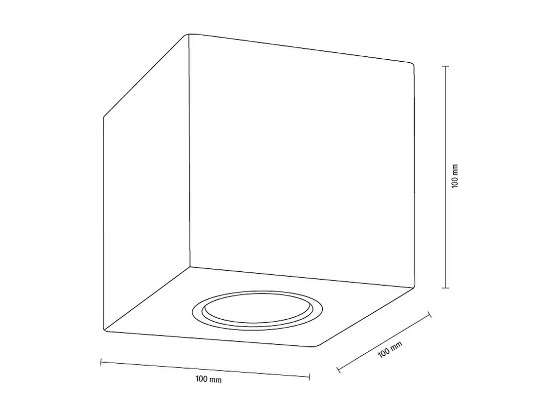 Spot Gila, Bruin, 10x10x10 cm, EPIKASA