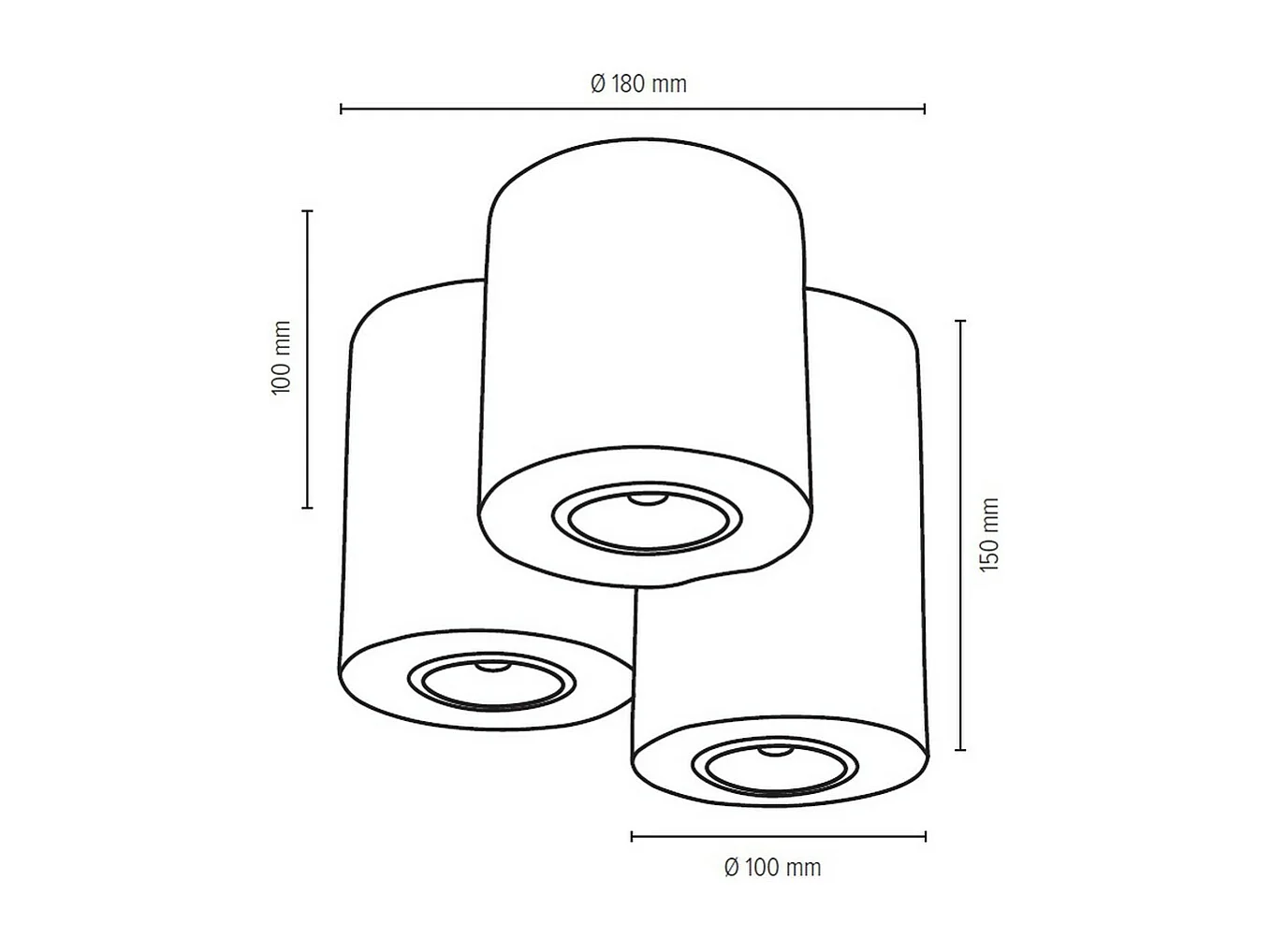 Spot Gila, Bruin, 18x18x15 cm, EPIKASA