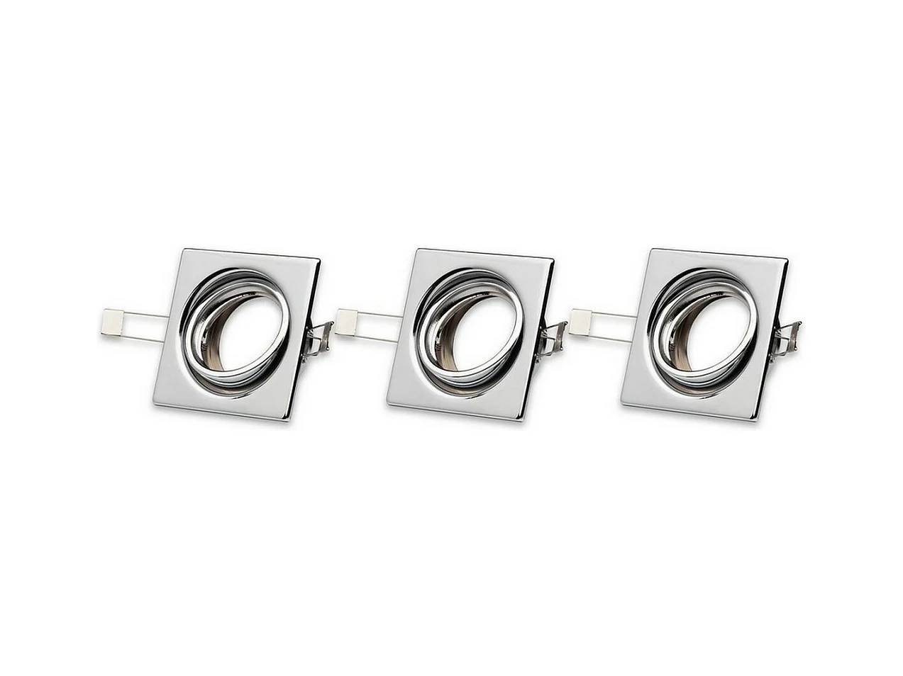 Spot d'Intérieur Rotte, Argent, 8,3x8,3x0,2 cm, EPIKASA