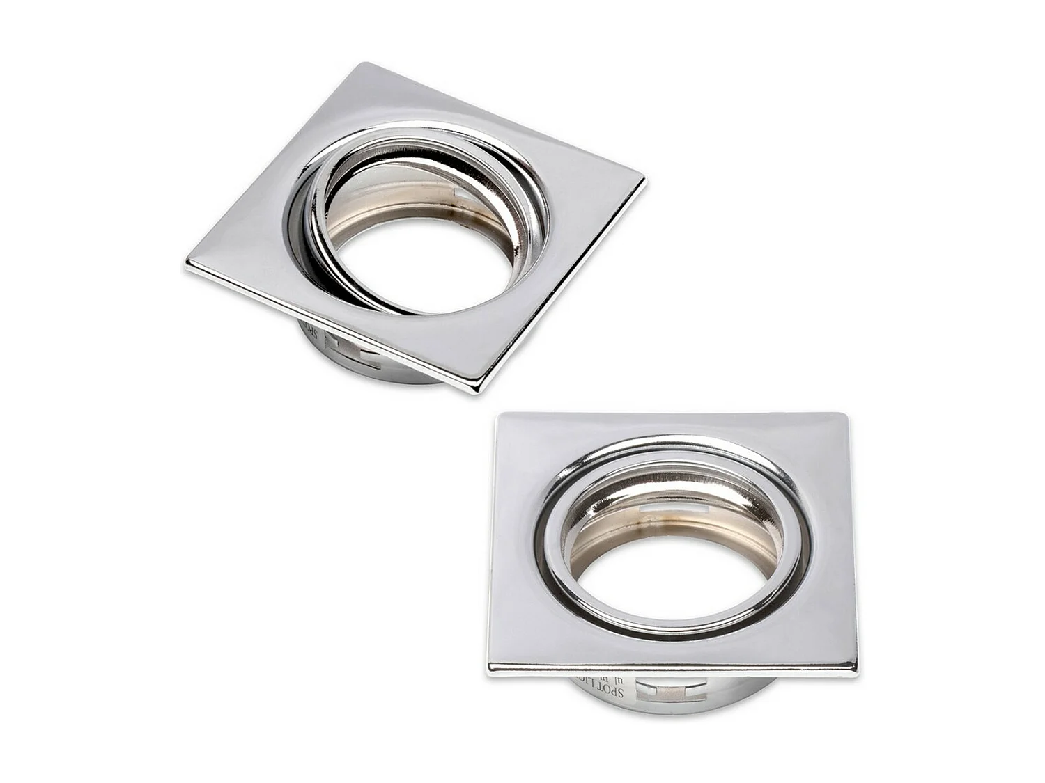 Spot d'Intérieur Rotte, Argent, 8,3x8,3x0,2 cm, EPIKASA