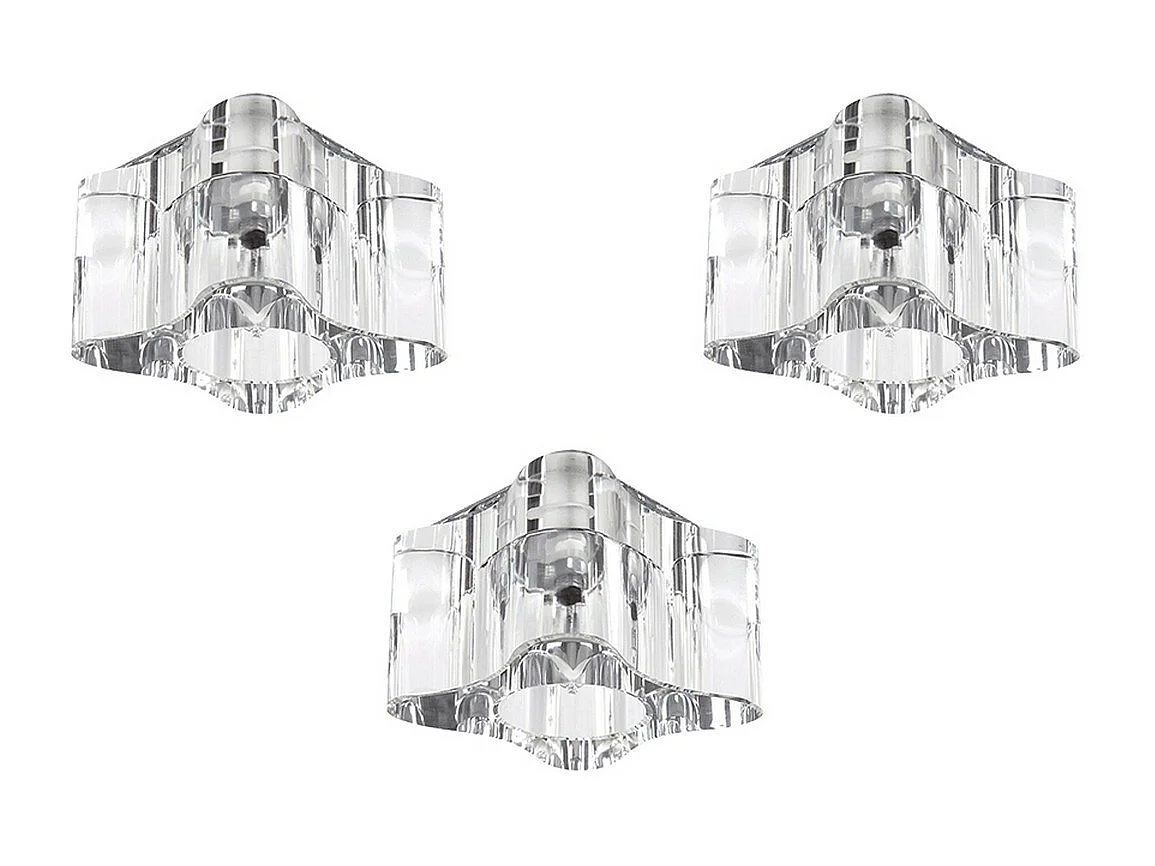 Spot Kromme, Zilver, 8x8x6 cm, EPIKASA