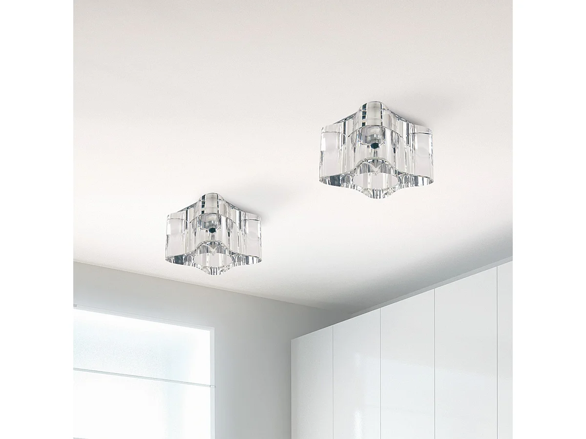 Spot Kromme, Zilver, 8x8x6 cm, EPIKASA