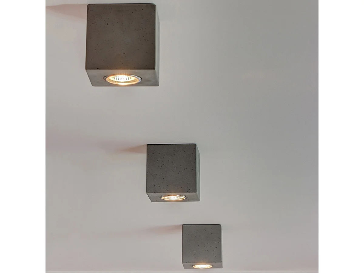 Spot Gila, Grijs, 10x10x10 cm, EPIKASA