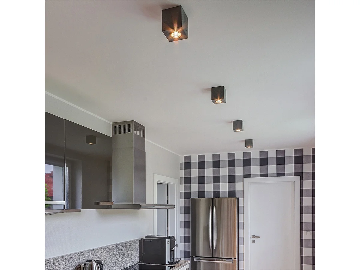 Spot Gila, Grijs, 10x10x10 cm, EPIKASA