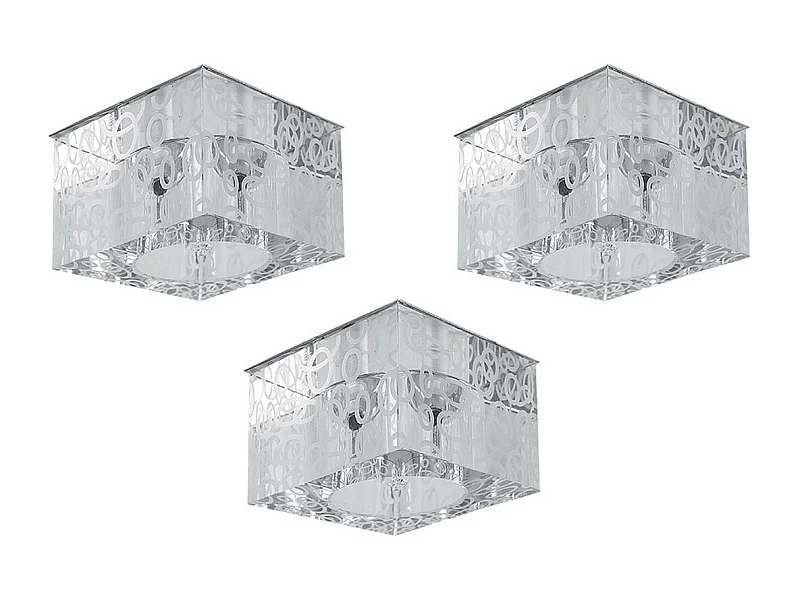 Spot Kromme, Zilver, 7x7x5 cm, EPIKASA