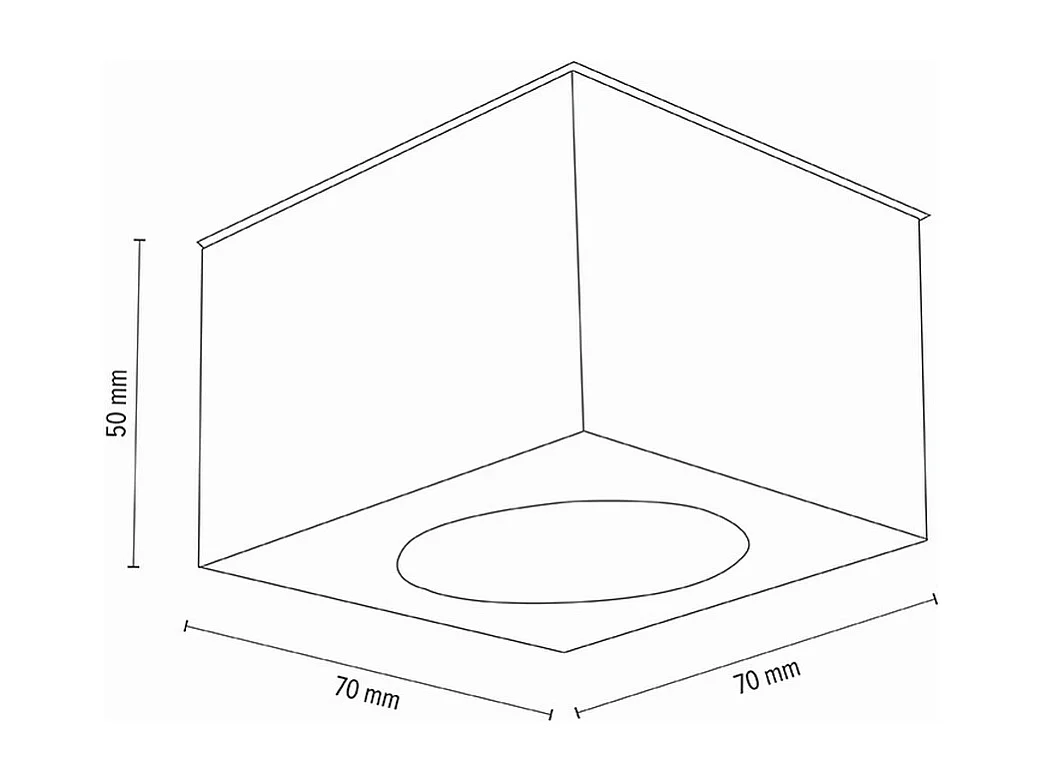 Spot Kromme, Zilver, 7x7x5 cm, EPIKASA