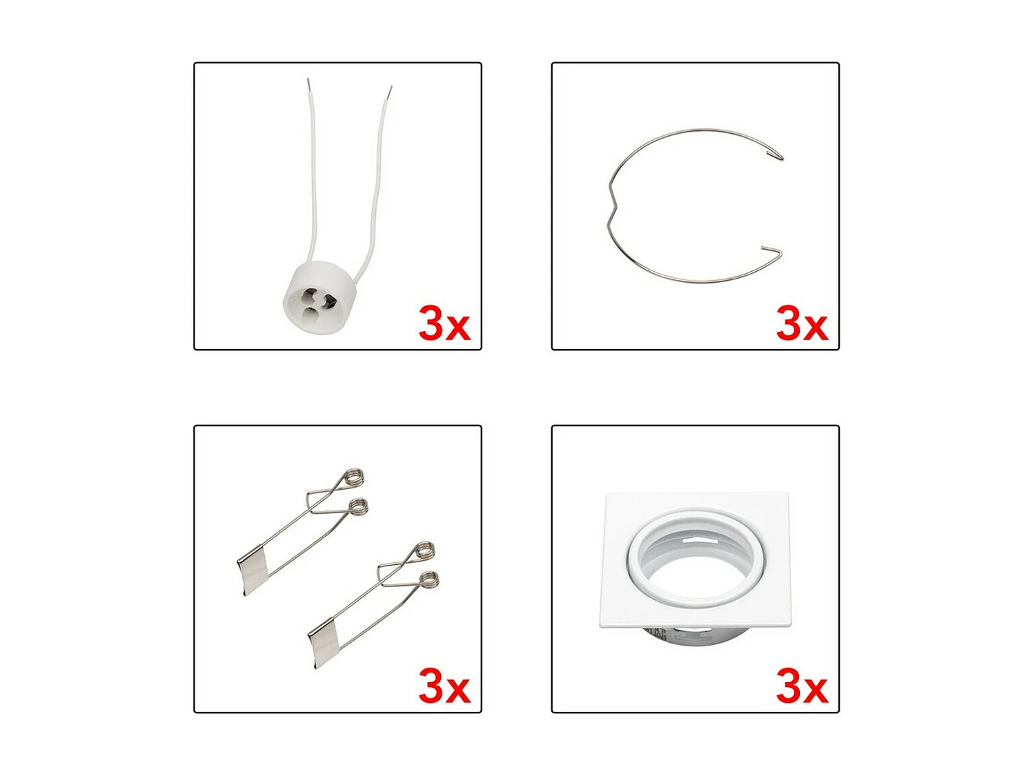 Spot Rotte, Wit, 8,3x8,3x0,2 cm, EPIKASA