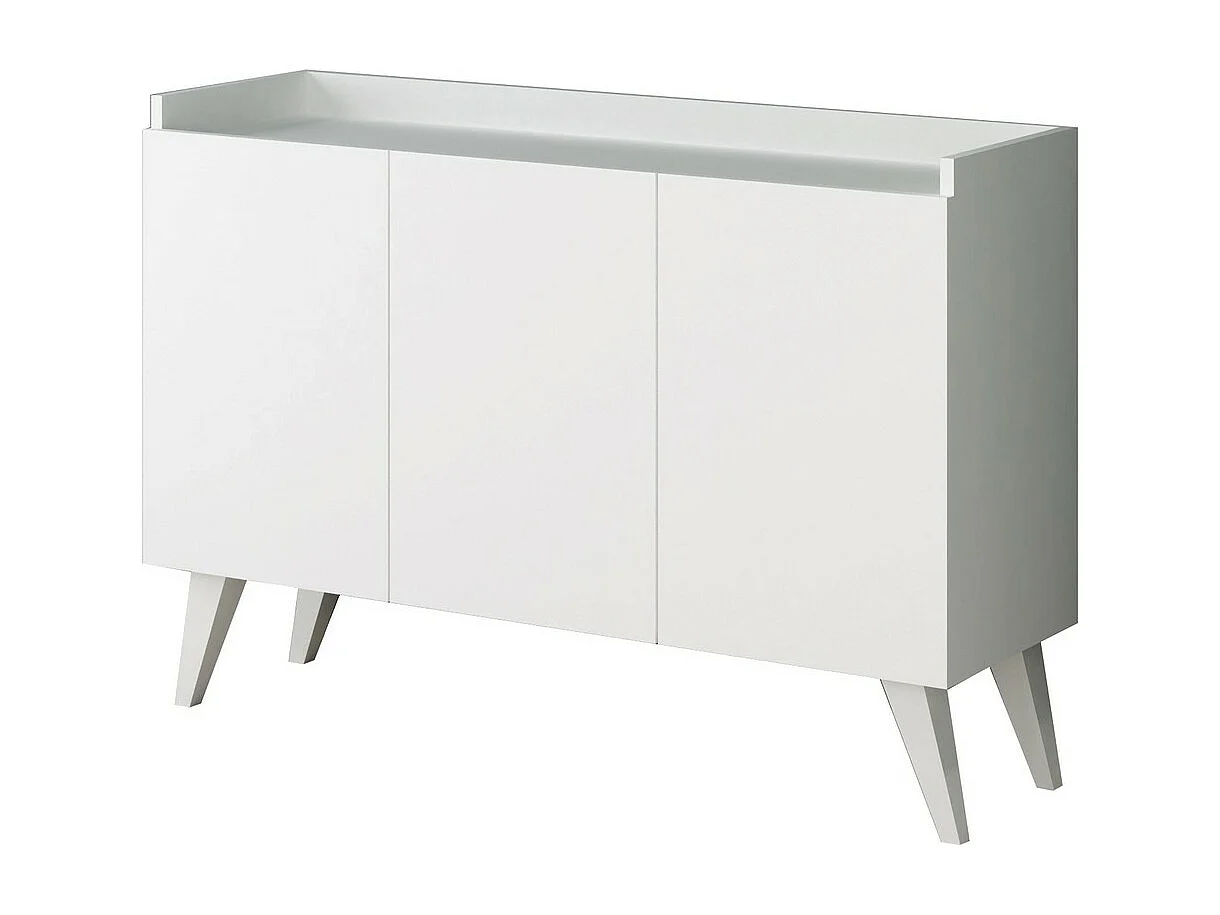 Kredens Ariane, Biały, 120x37x82 cm, EPIKASA