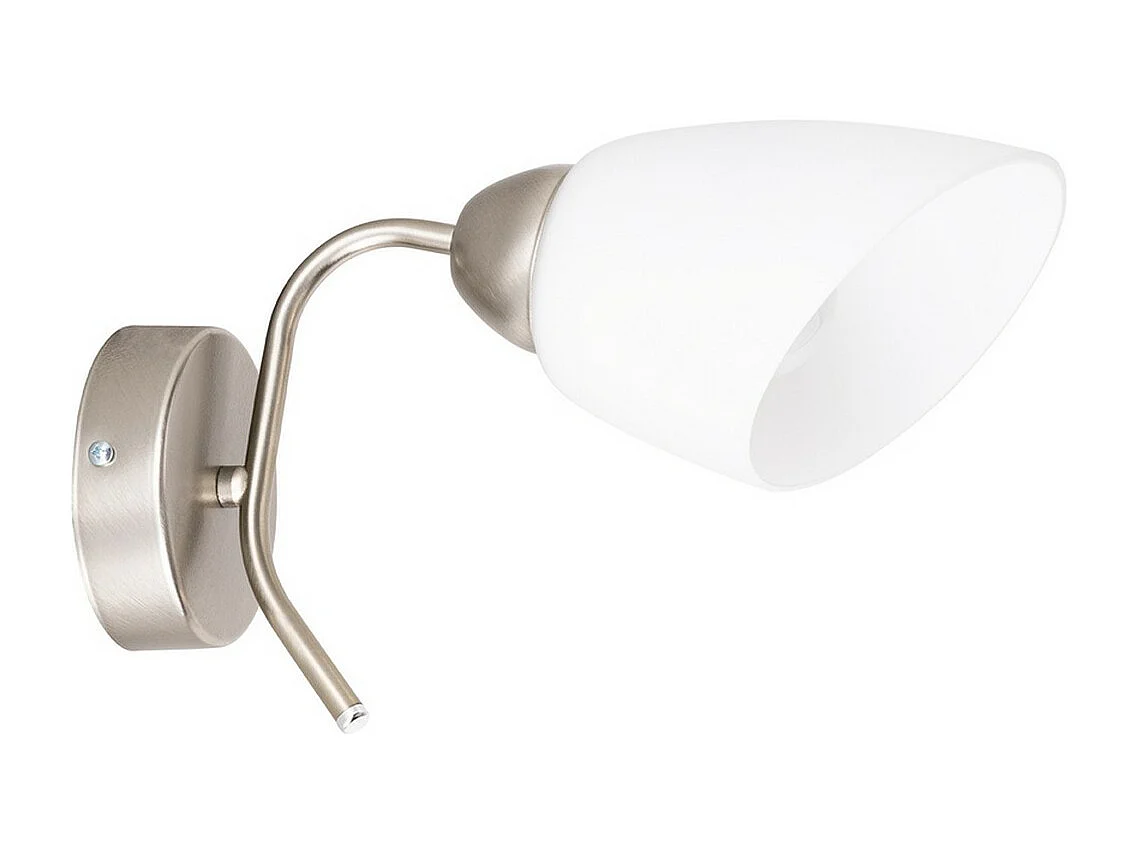 Lampada a Parete Adrio, Bianco, 29x12x20 cm, EPIKASA