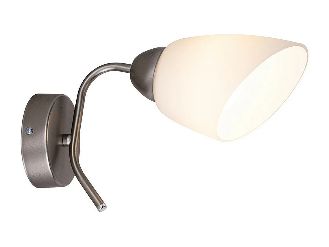 Lampada a Parete Adrio, Bianco, 29x12x20 cm, EPIKASA