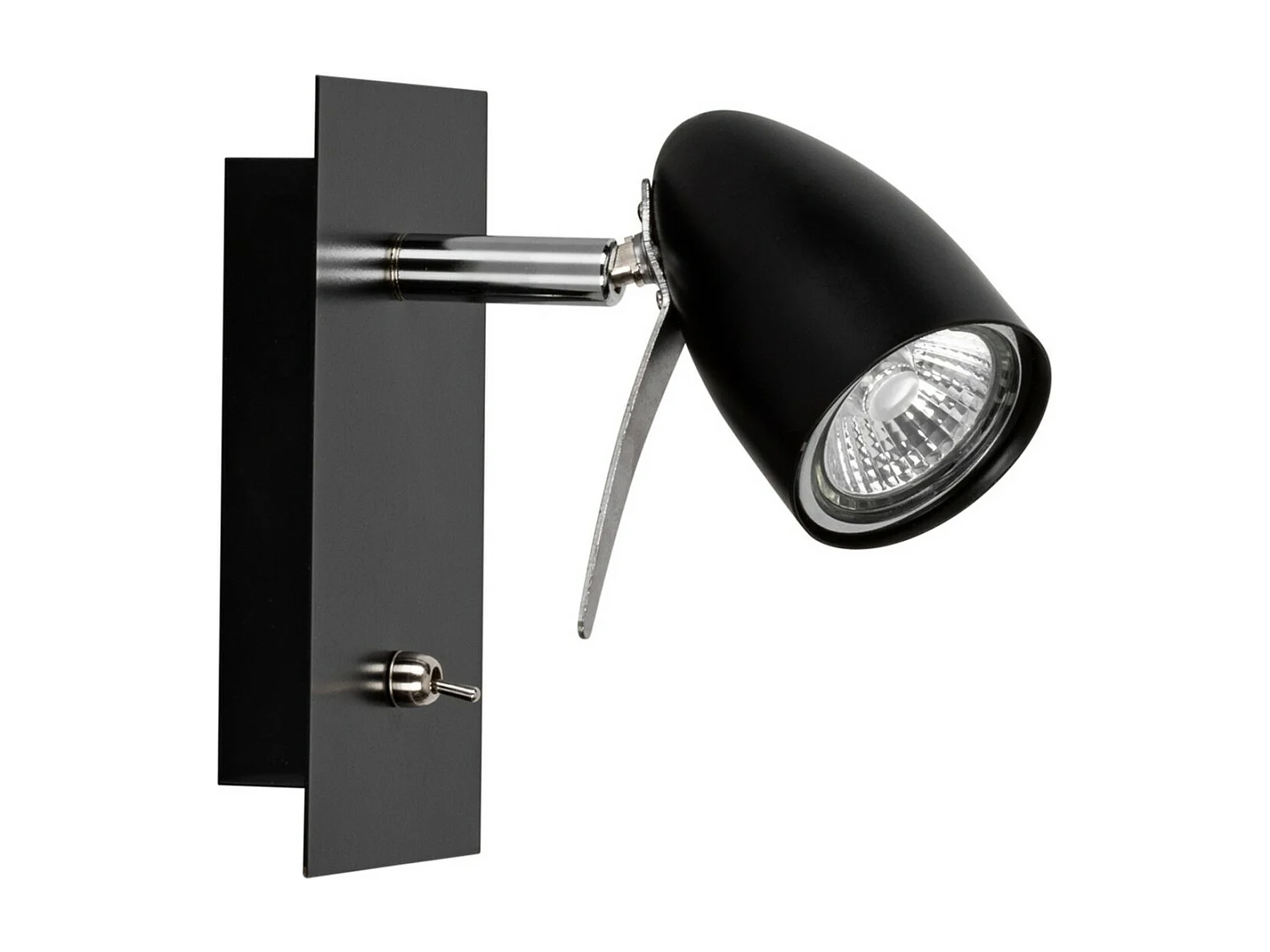 Applique Senna, Noir, 10x10x15 cm, EPIKASA