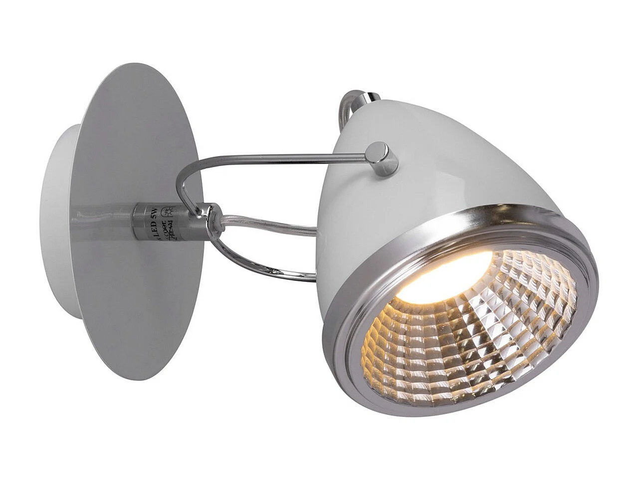 Lampa ścienna Lesse, Biały, 13x21x13 cm, EPIKASA